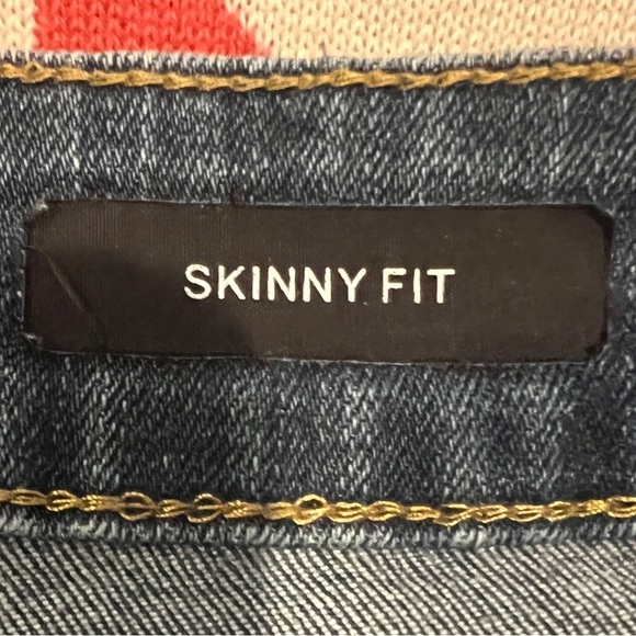 Judy Blue Blue Distressed Skinny Jeans size 28 - Picture 3 of 15